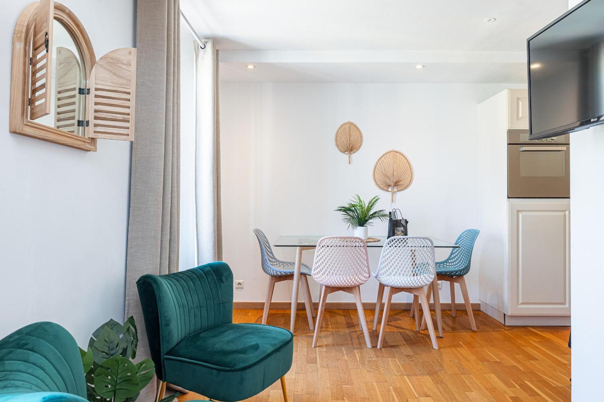 شقة Massena Street - 1 Bdr Duplex With Ac & Parking نيس المظهر الخارجي الصورة