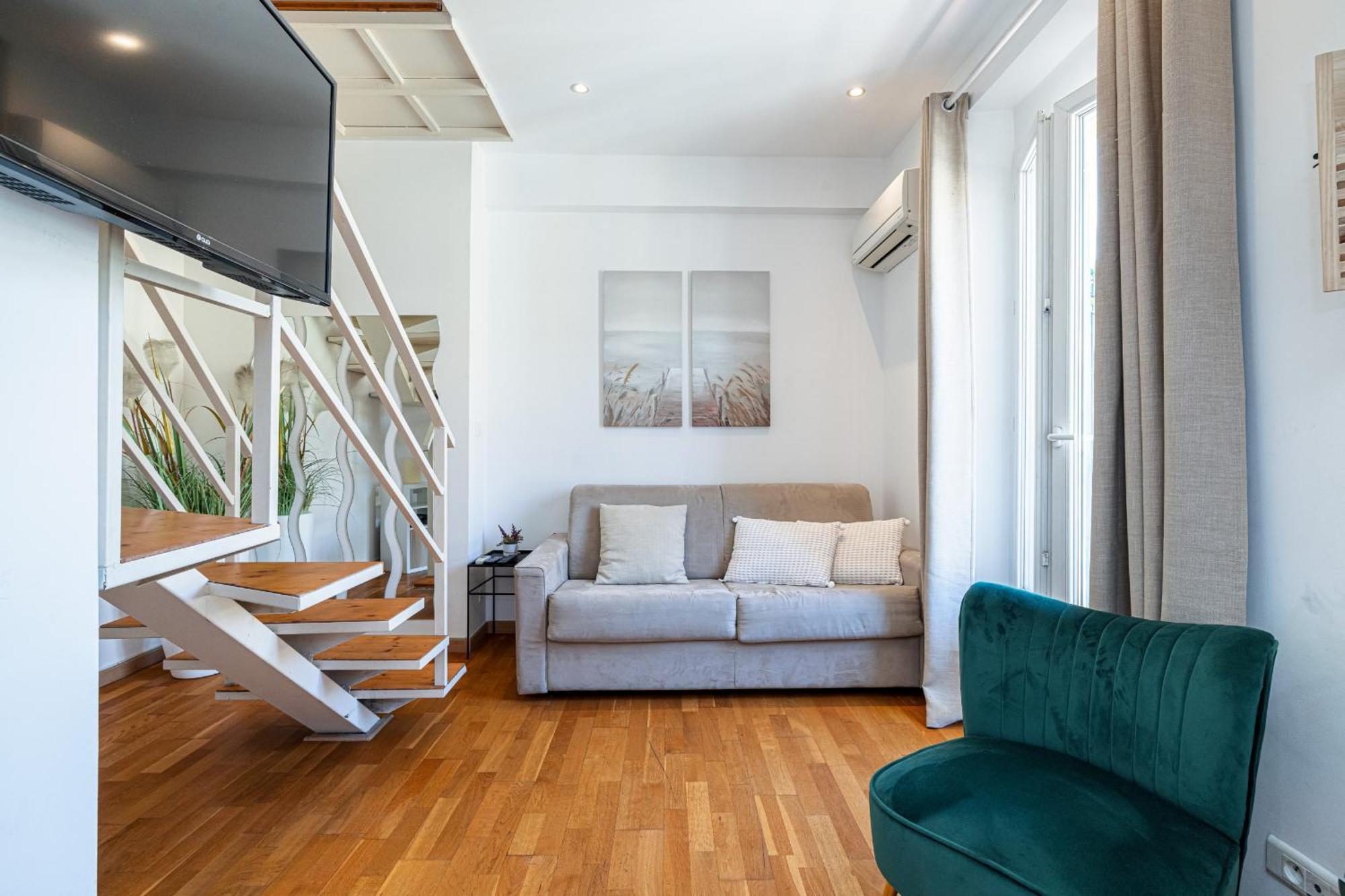 شقة Massena Street - 1 Bdr Duplex With Ac & Parking نيس المظهر الخارجي الصورة